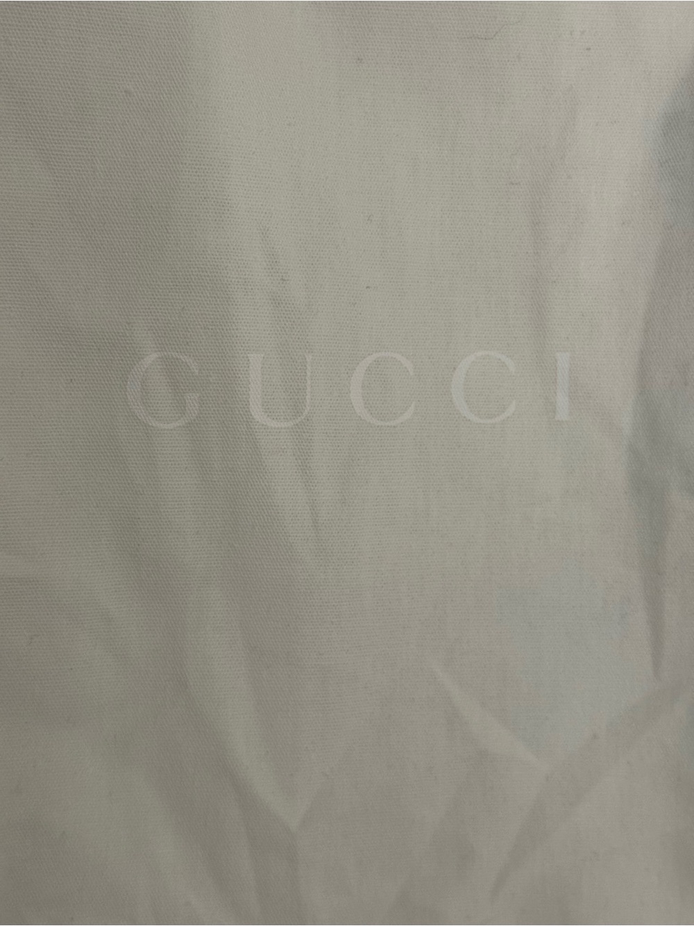 AUTH Gucci Logo shoe dust bag